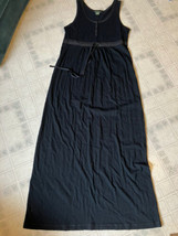 Eddie Bauer Outdoor Maxi Tank Dress size Large long cotton knit sleevele... - £34.33 GBP