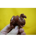 (Y-CAM-703) CAMEL camels GOLDSTONE gem stone gemstone figurine DESERT DR... - $248.53 MXN