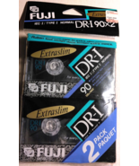 Pack of 2 Fuji Extra Slim DR-I 90 min IEC 1 Type 1 Normal Blank Cassette... - $10.53