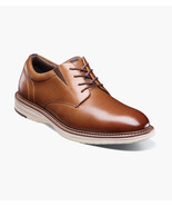 Nunn Bush Griff Plain Toe Oxford Walking Shoes Cognac Multi 85078-229 - $100.00