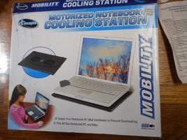 iCONCEPTS Cooling Station Black Dual Fan Fits All Size Notebook/Laptop - £9.49 GBP