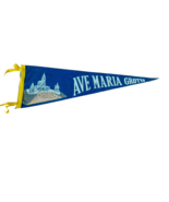 Rare VTG - AVE MARIA GROTTO SOUVENIR Pennant , 1981 - £5.50 GBP