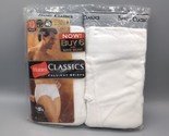 Hanes Classics Underwear Full Cut Briefs White Size 40 6 Pair Vintage 2003 - $48.37