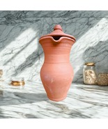 Handmade Moroccan clay bottle - natural terracotta water jug - Rustic D ... - $305.00