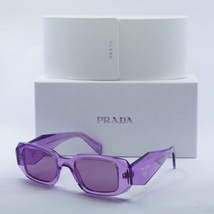 PRADA PR17WS 13R07Q Transparent Amethyst/Dark Violet Mirror Silver Int 4... - £222.59 GBP