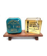 Two Vintage Galesburg IL Metal Coin Banks Farmers &amp; Mechanics Homestead ... - $148.49