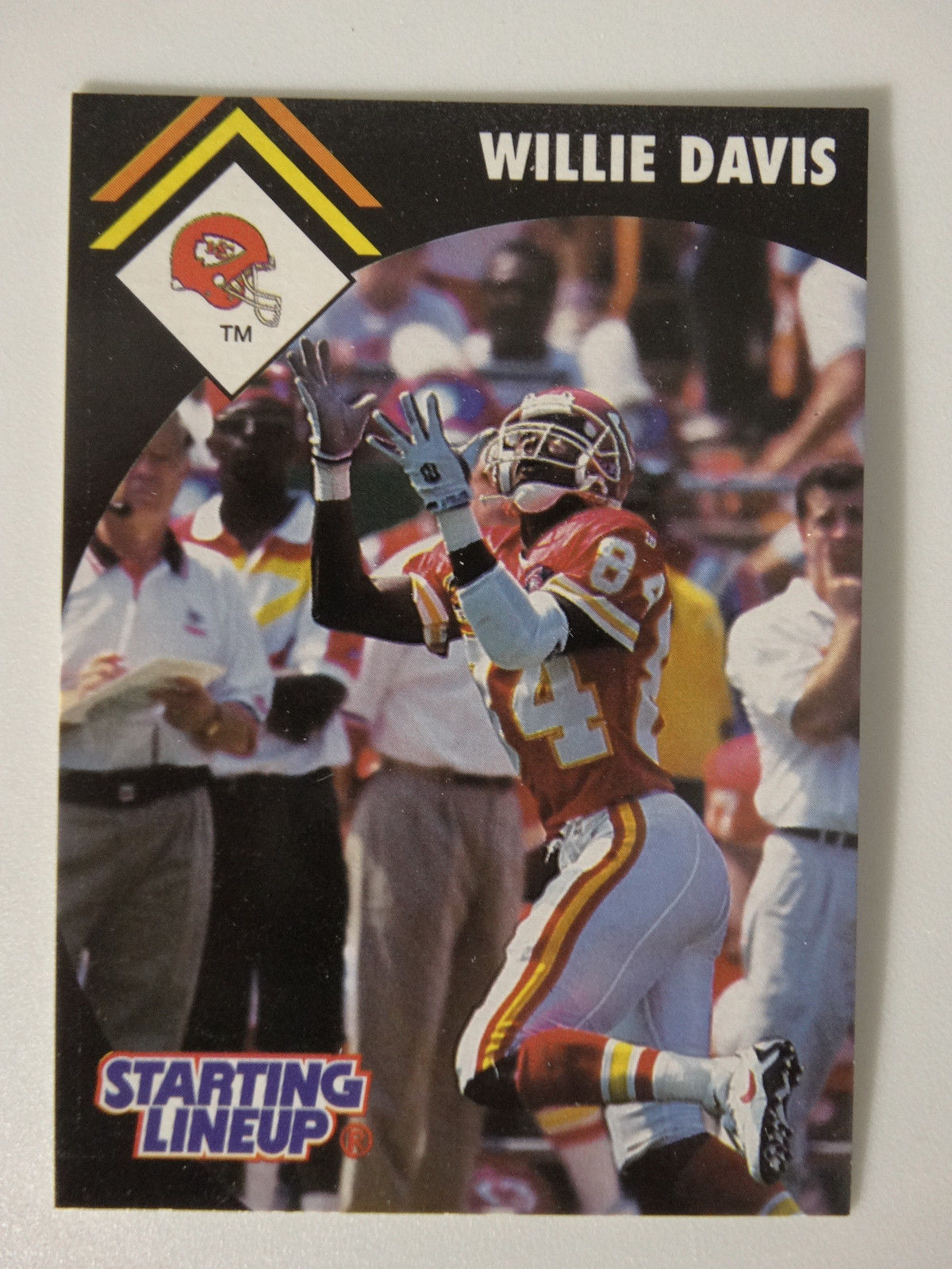 1995 Starting Lineup Willie Davis Kansas City Chiefs Kenner NFL Football Card - $1.00