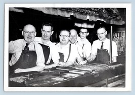 Vintage Photograph Group Photo Compositors Typesetters 1950s - £39.04 GBP