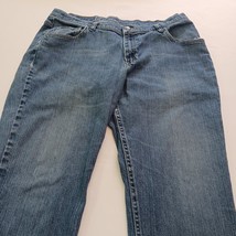 Denim Riders Women's Straight Leg High Rise Blue Jeans Size 18WP (38×28.5) image 9