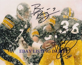 Ben Roethlisberger And Jerome Bettis Signed Autograph 8x10 Rp Photo Steelers - £15.26 GBP