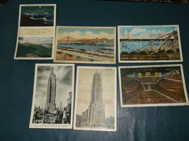 Lot Of 12 Vintage Postcards Of US Cities And S. Dakota - $6.00