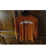 Orange Adidas Texas Longhorns NCAA Cotton Long Sleeve T-shirt Youth S (8) - £11.05 GBP
