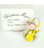 Disney Snow White 7 Dwarfs Dopey Christmas Magic Ornament W/ Box Grolier - £17.10 GBP