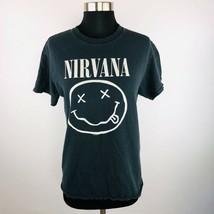 Nirvana 2016 Face Logo Black T-Shirt - £22.54 GBP