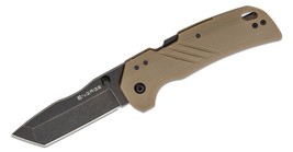 Cold Steel Engage ATLAS Lock Folding Knife 3.125&quot; 4116 Black Stonewashed Tanto - £89.16 GBP