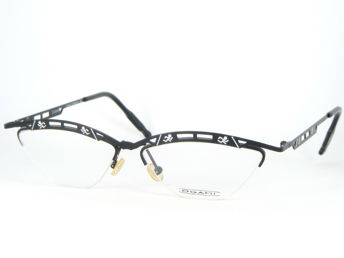 Ogami OSU COL.3 Noir Lunettes Métal Cadre 54-15-140mm Allemagne - $66.36