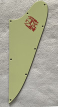 Pickguard Slinger Part For Gibson Firebird Blank Guitar Pickguard Red Logo Green - £7.99 GBP