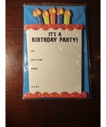 It&#39;s A Birthday Party Invitations set of 12 - $237.66 MXN