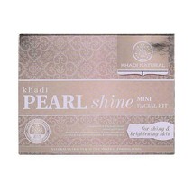 Khadi Natural Pearl Shine Mini Facial Kit 75 Gm Ayurvedic Face Skin Body... - £15.27 GBP
