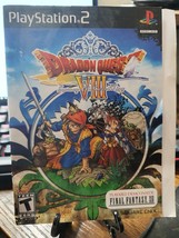Dragon Quest VIII PlayStation 2 PS2 Game Case Artwork Only Original Authentic - £30.07 GBP