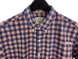 J.Crew Slim Fit Mens Size M Plaid Secret Wash Casual Long Sleeve Button ... - £9.86 GBP