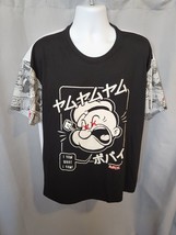 Popeye T-Shirt Popeye Branded Rn#135854 Size 2XL XXL Comic Sleeves - $9.46