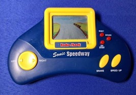 Radio Shack Sonic Speedway Car Racing Handheld Electronic Game Pocket  - $13.93