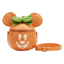 Disney Minnie Mouse Pumpkin Glow Face Crossbody Bag - £81.02 GBP