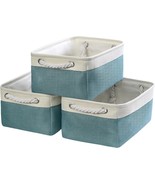 Warmhome Fabric Storage Bins Baskets Organizing Tools, Sturdy Storage, 3... - $840.90 MXN