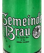 Gemeinde Brau Beer Can Vintage Green 12oz Steel Flat Top - $47.49