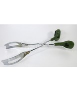Vintage Unique Earthgrown Canning Tongs Canning Jar Lifter Avocado Green... - $17.77