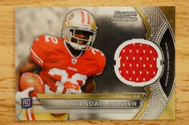 2011 Bowman Sterling Relics Kendall Hunter BSR-KH Rookie RC San Francisco 49ers - £3.89 GBP