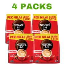 NESCAFE 3 in 1 Blend &amp; Brew Original Instant Coffee 100 sticks x 4 packs... - $50.72