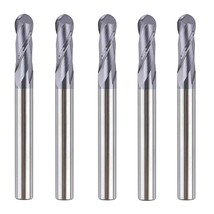 Spetool 5Pcs Ball Nose End Mill Cutter Cnc Router Bits, 1/2 Inch Length Ovl - £47.35 GBP