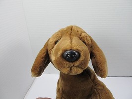 Unbranded Dachshund Brown Dog Plush Realistic Purebred Puppies Stuffed Animal 7&quot; - £10.11 GBP