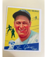Vintage reprint Lou Gehrig 1934 Goudey baseball card #37 - $6.86 CAD