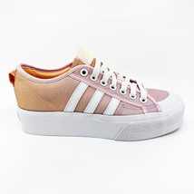 Adidas Originals Nizza Platform Acid Orange Pink Womens Sneakers IG5050 - £55.02 GBP