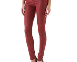 J BRAND Damen Hose Mit Schmaler Passform Beschichtete Rot Größe 27W 901I596 - $79.07