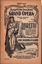 Vintage Metropolitan Opera House Grand Opera Libretto, Un Ballo in Maschera - £18.52 GBP