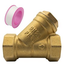 Y Strainer 3/4&quot; Brass Sediment Filter Attachment Water Filter With, Gard... - £26.57 GBP