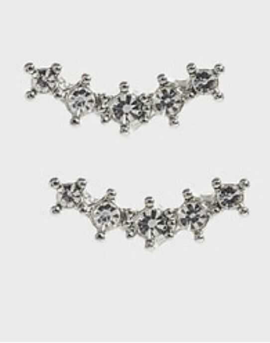 NEW Banana Republic Factory Crystal Crawler Earrings NEW - $14.95