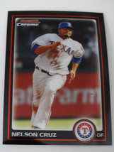 2010 Bowman Chrome #77 Nelson Cruz Texas Rangers Baseball Card - £0.76 GBP