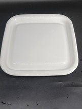 Vintage Corning Ware Pan MicroWave Browning &amp; Searing Grill  MW-2 White 12&quot;x12&quot; - £12.03 GBP