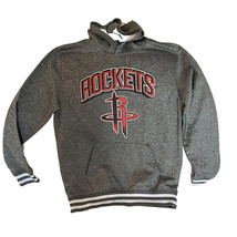 Houston Rockets NBA Men&#39;s Hoodie Size Medium Gray Hooded Sweatshirt Basketball - £16.53 GBP