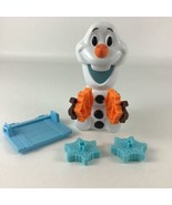 Disney Frozen Play-Doh Olaf&#39;s Sleigh Ride Playset Molds Snowflakes 2019 ... - £14.18 GBP