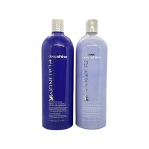 Rusk Deepshine PlatinumX Shampoo &amp; Conditioner 33.8 Oz Set - £28.45 GBP