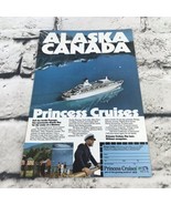 Vtg 1976 Alaska Canada Princess Cruises Print Ad Advertising Art  - £7.42 GBP