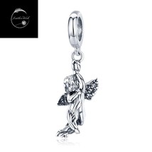 Cupid Love Guardian Angel Charm Genuine Sterling Silver 925 For Bracelets Wife - £14.45 GBP