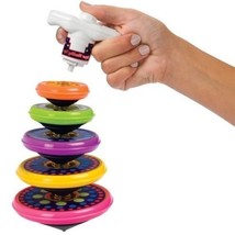 Super 5 top stacking spinning sensory visual tool autism adhd - £12.78 GBP