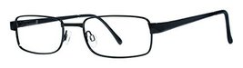 Reggae Unisex Eyeglasses - Modern Times Frames - Matte Black 52-19-140 - £62.42 GBP